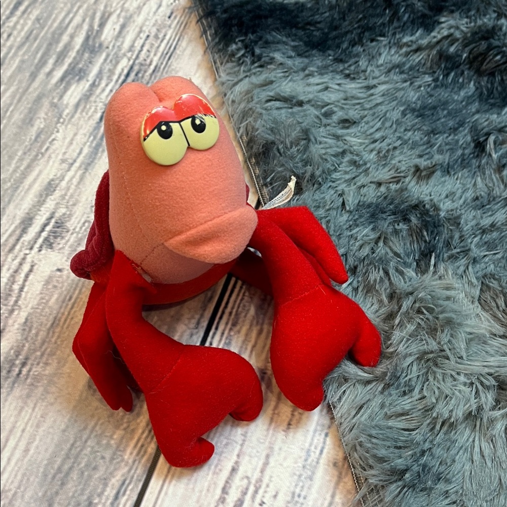 Vintage Disneyland Walt Disney World Sebastian from Little Mermaid Stuffie